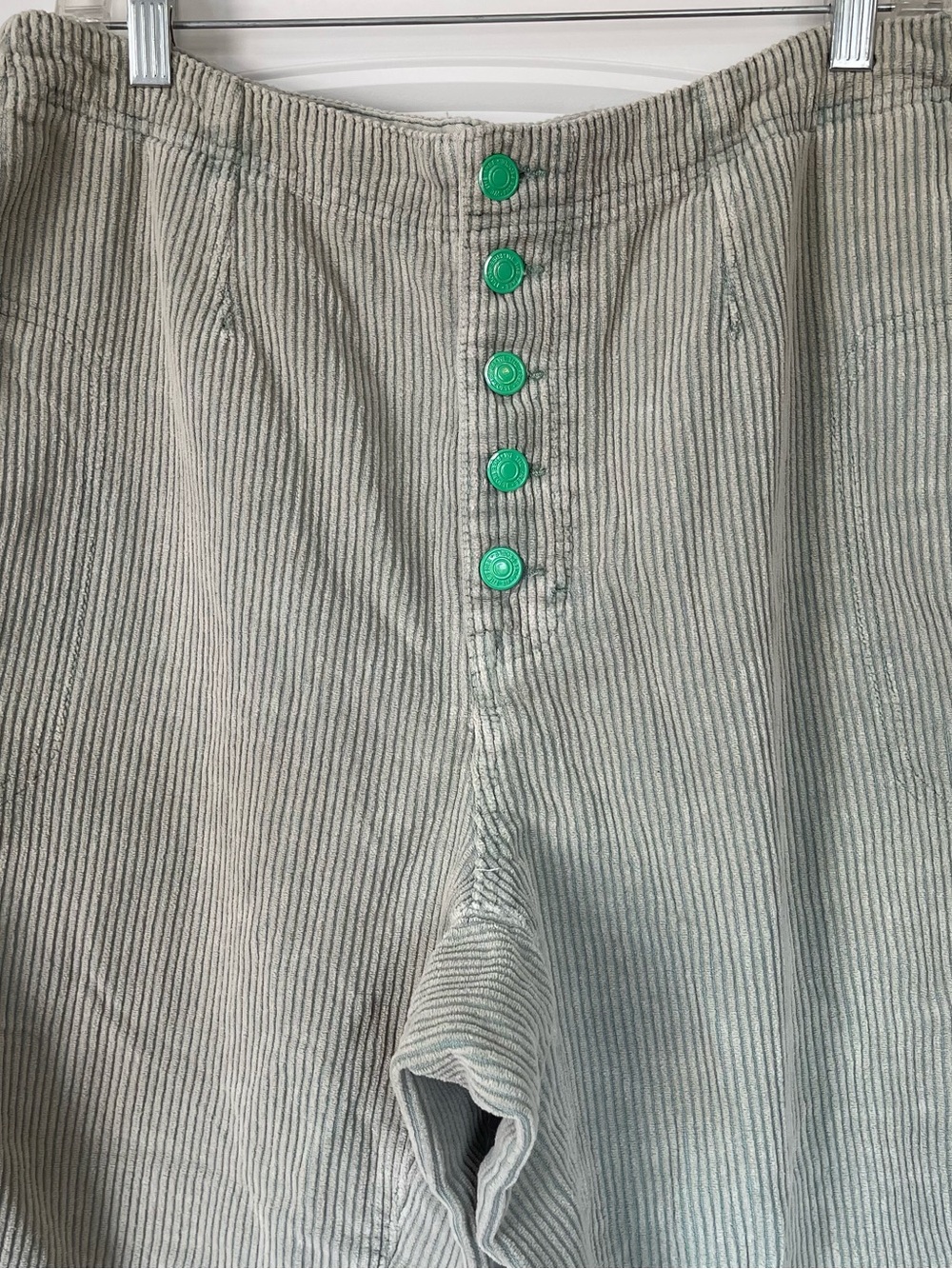 We the Free Olive Green Corduroy Button-Fly Pants - Picture 2 of 10